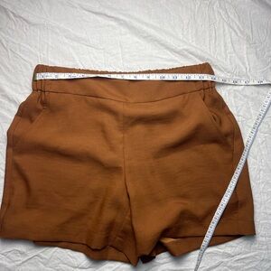 Nine West High Waist Brown Shorts